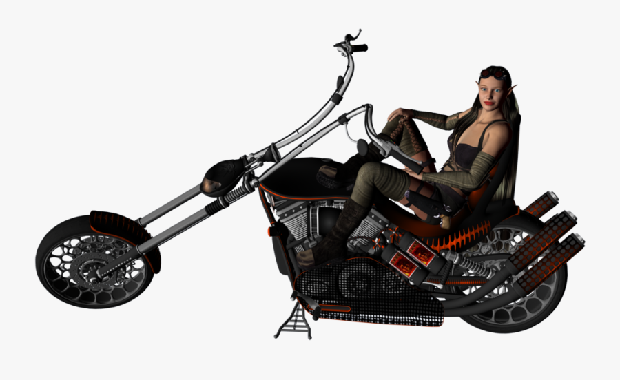 Biker Png, Transparent Clipart