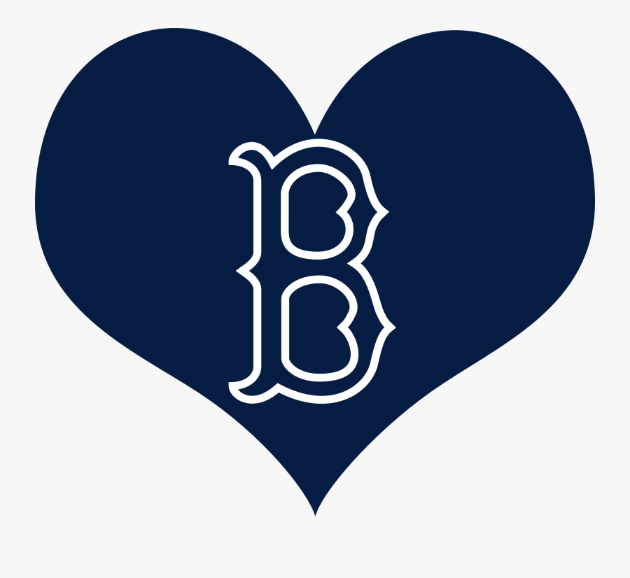 Pray For Boston Heart Blue 6 1969px - Red Sox, Transparent Clipart