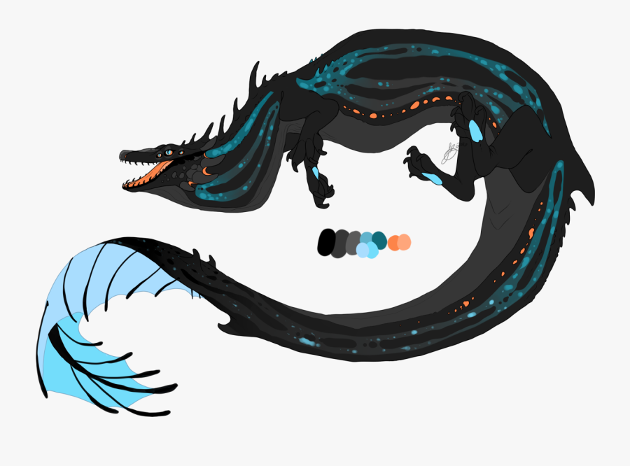 Sea Monster - Illustration, Transparent Clipart