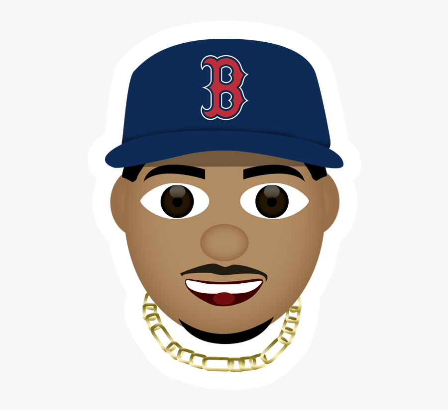 Emoji Mookie Betts Cartoon, Transparent Clipart