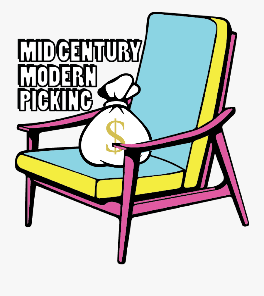 Mid Century Modern Furniture - Mid Century Modern Furniture Line 59, Transparent Clipart