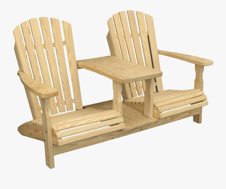 320 Adirondack Settee - Chair, Transparent Clipart