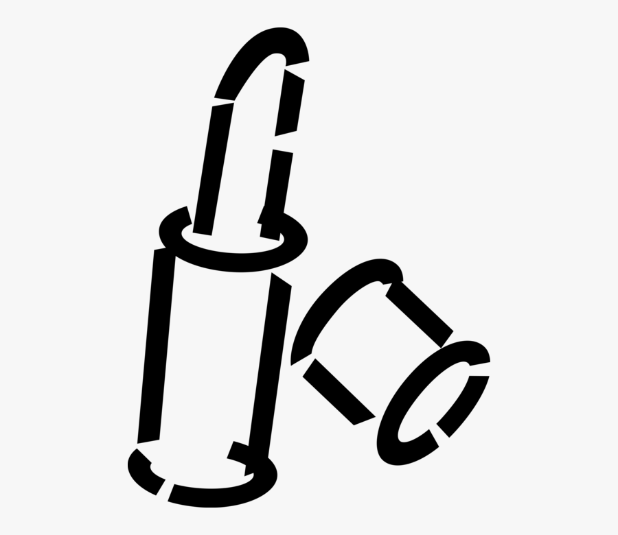 Vector Illustration Of Lipstick Cosmetic Beauty Product, Transparent Clipart