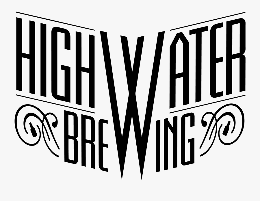 High Water Brewing Logo, Transparent Clipart