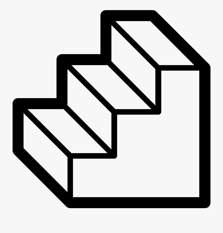 Stairs Icon - Music, Transparent Clipart