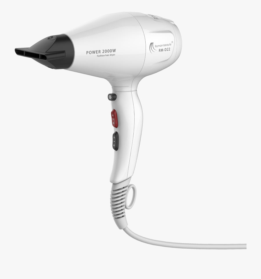 Powerful Low Noise Ac Motor Professional Salon Hair - Hair Dryer, Transparent Clipart