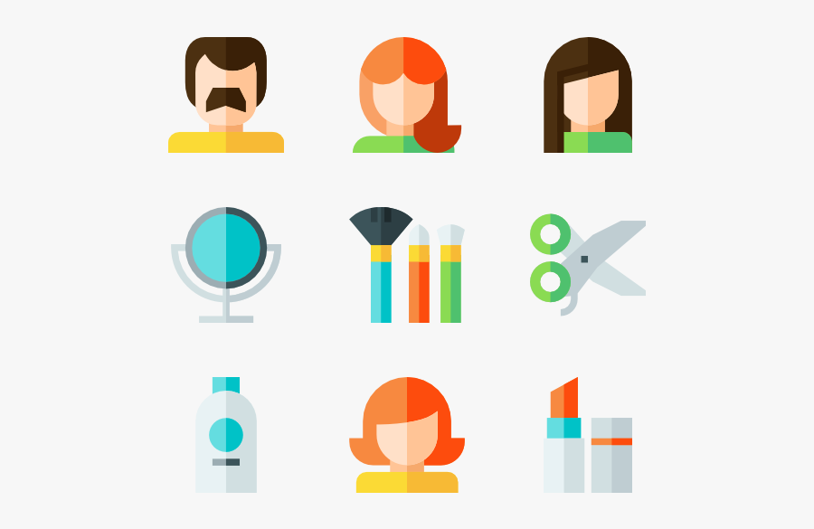 Hairdressing And Esthetics, Transparent Clipart