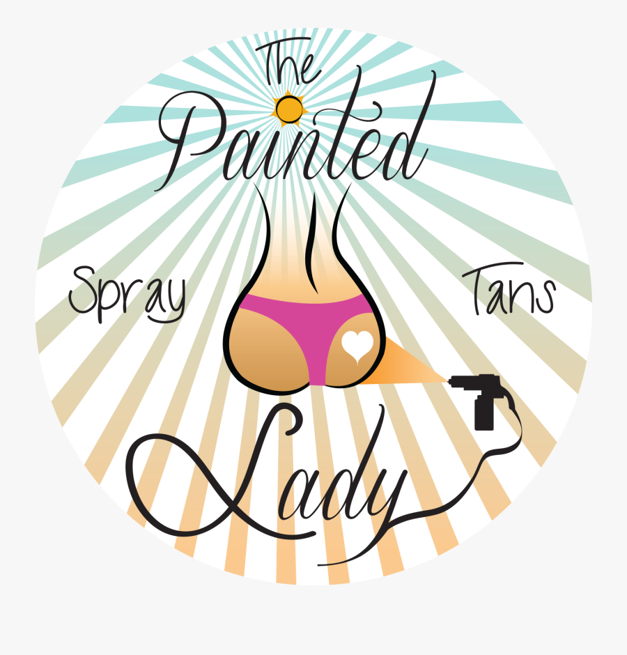 The Painted Lady Spray Tans - Circle, Transparent Clipart