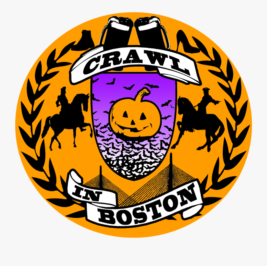 Crawl In Boston Shield Halloween - Foot Pas En Artois, Transparent Clipart
