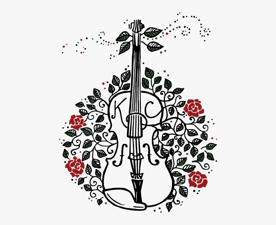 Pin Violin Clipart Png - Violin And Roses Png, Transparent Clipart