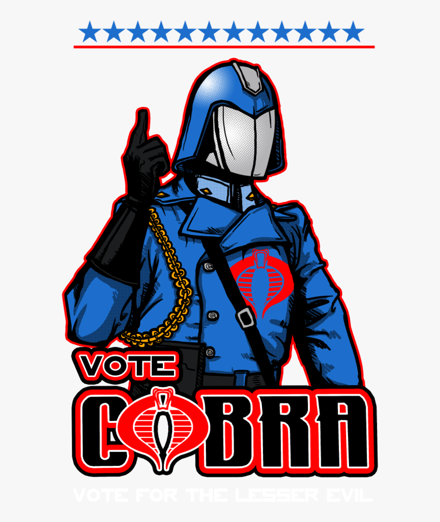 Vote Cobra Commander Clipart , Png Download - Superhero, Transparent Clipart