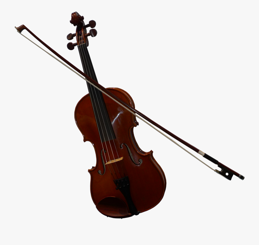 Bowed String Instrument - Violin With Transparent Background, Transparent Clipart