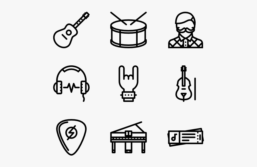 Music - Icon, Transparent Clipart