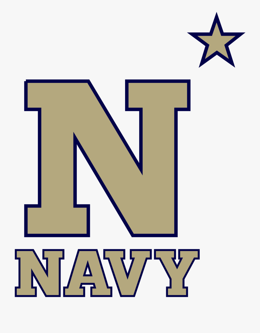 Navy Football Logo, Transparent Clipart