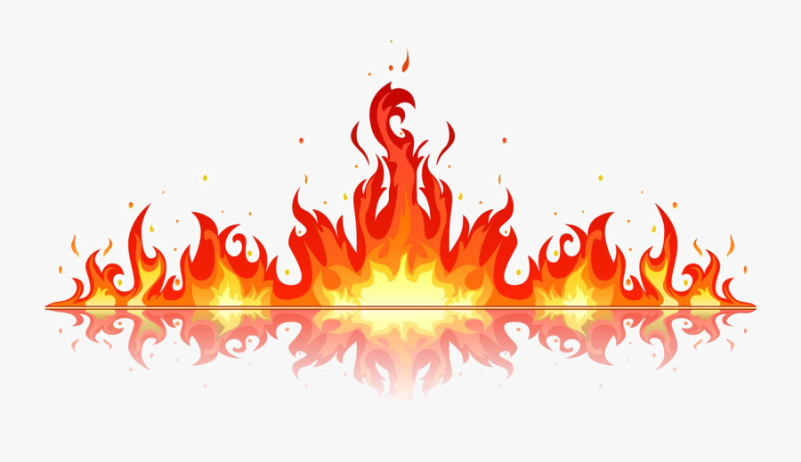 Fire Flame Png Image Background - Flames Vector, Transparent Clipart