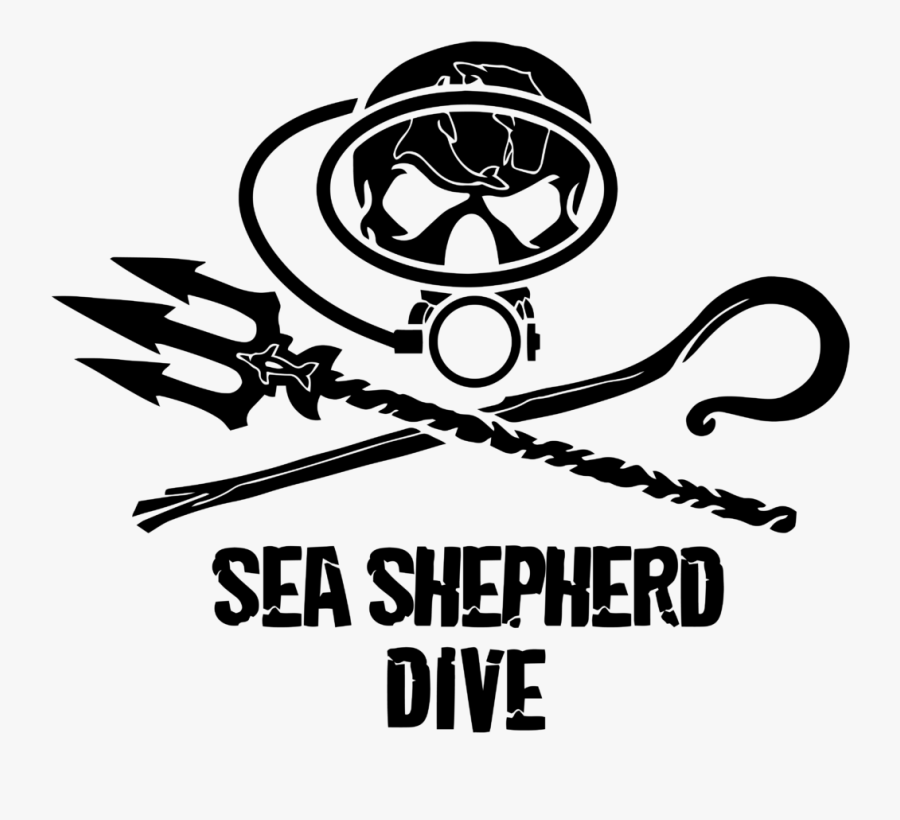 Sea Shepherd - Sea Shepherd Dive Logo, Transparent Clipart