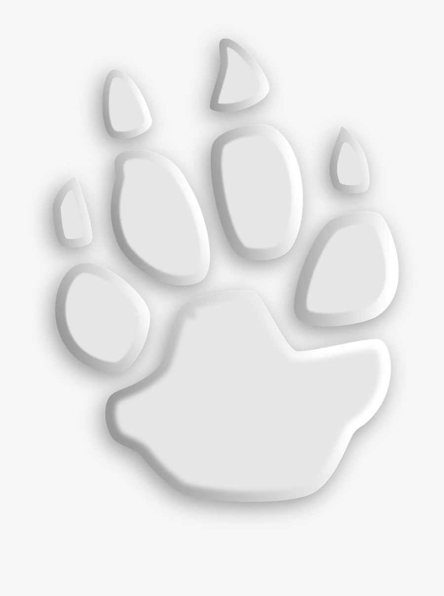 Wolf, Paw, Footprint, Animal, Foot, Trace - รอย เท้า เสือ การ์ตูน, Transparent Clipart