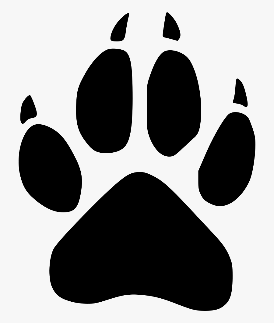 Footprint Wild Svg Png - Transparent Wolf Paw Png, Transparent Clipart