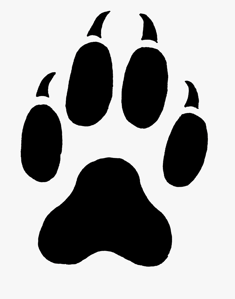 Husky The Wolf - Husky Paw Print Png, Transparent Clipart