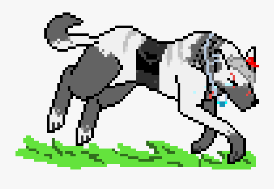 Wolf Oc - Pixel Art Ideas In Roblox, Transparent Clipart