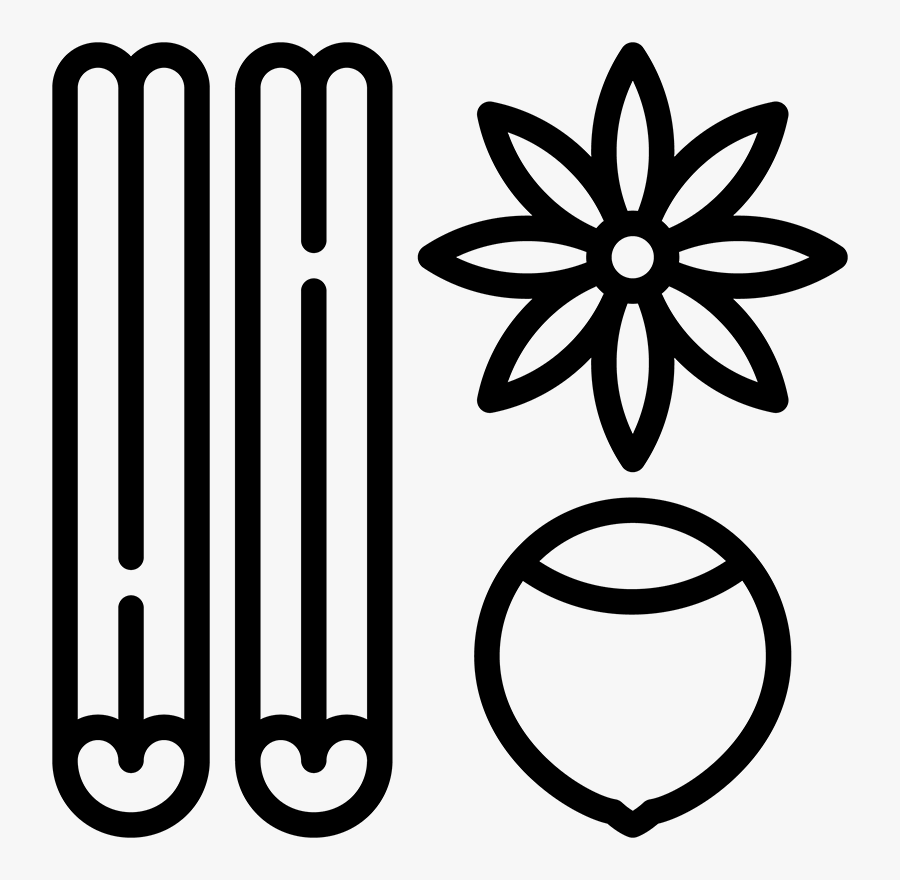 Spices - Flower Die Cut, Transparent Clipart