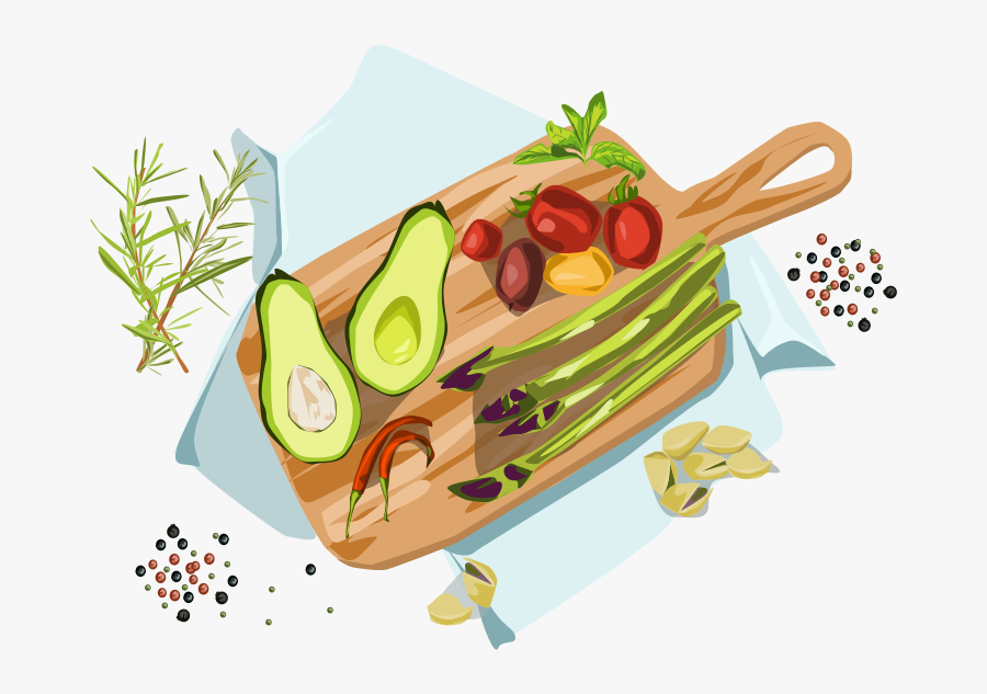 Food Plato Spices Fruits Vegetables Food Icon Vector - Legume, Transparent Clipart