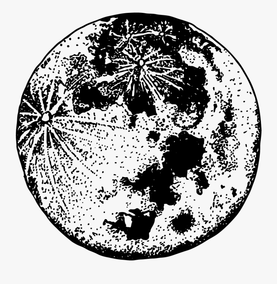 Full Moon, Transparent Clipart