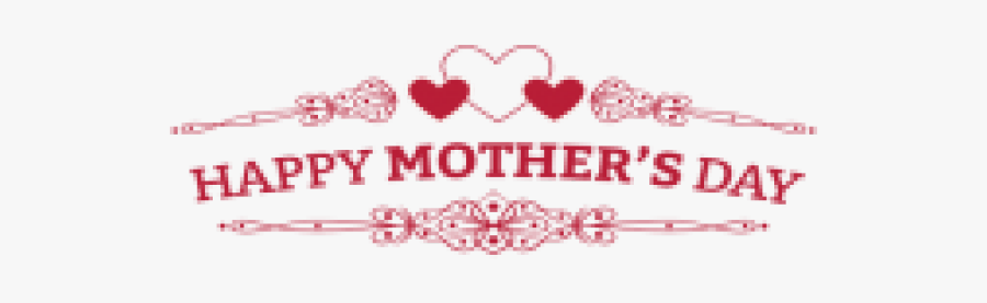 Mothers Day Clipart Retro - Heart, Transparent Clipart