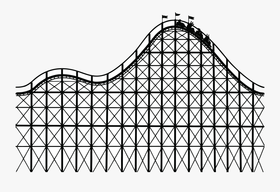 Roller Coaster Free Clipart Of Transparent Png - Millennium Park Garage, Transparent Clipart