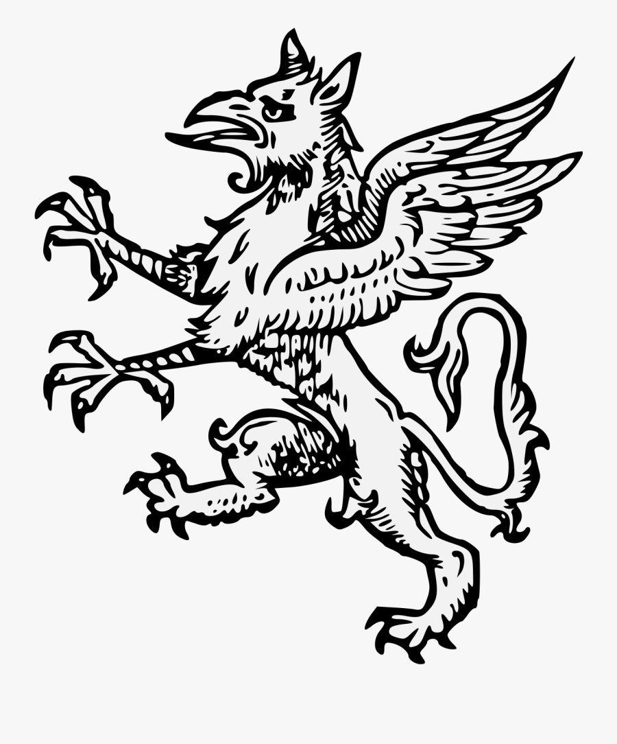 Heraldic Griffin Png, Transparent Clipart