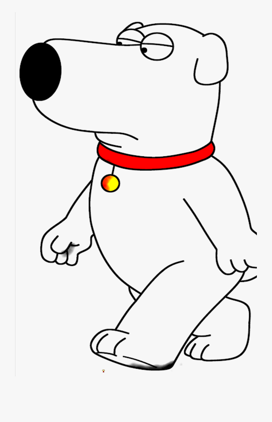 Collection Of Free Stewie Drawing Silhouette Download - Brian Family Guy Png, Transparent Clipart