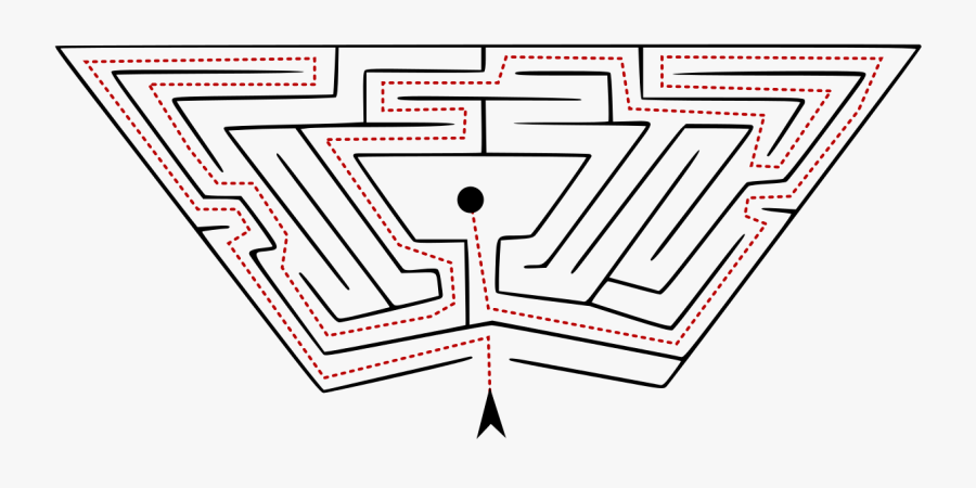 Hampton Court Palace Maze Solution, Transparent Clipart