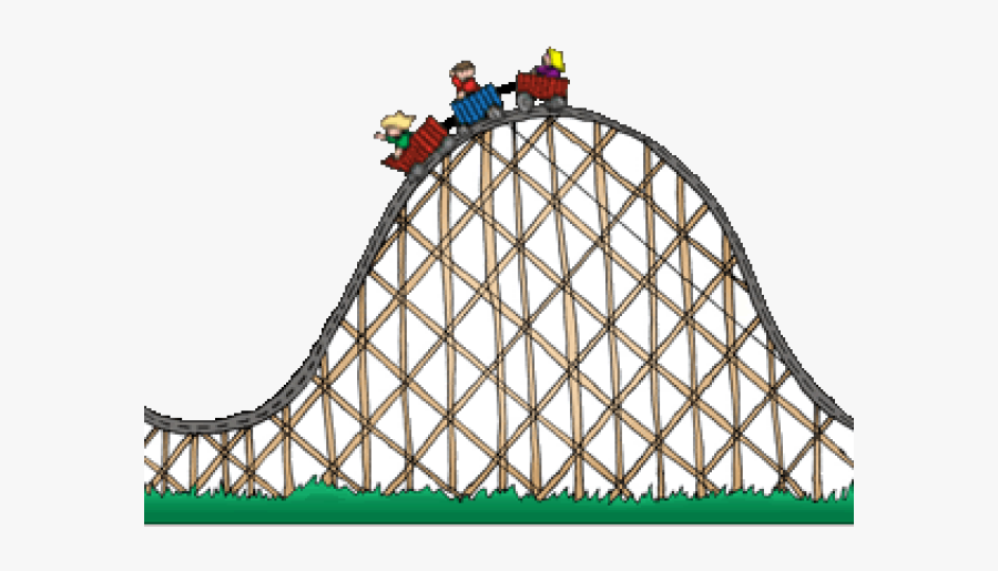 Roller Coaster Hill Clipart, Transparent Clipart