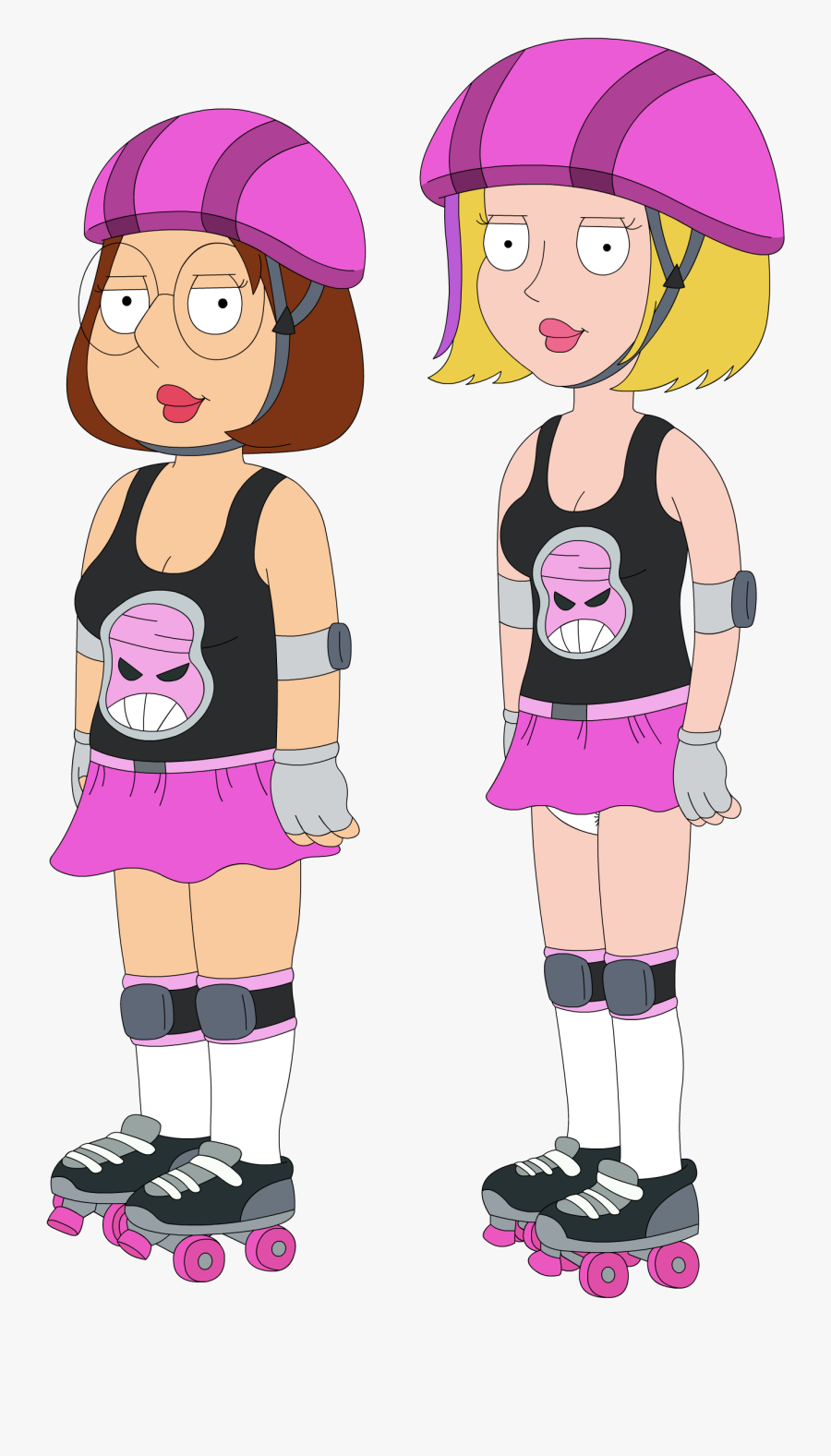 Meg Griffin Stewie Griffin Fan Art Roller Derby - Family Guy Meg Roller Derby, Transparent Clipart
