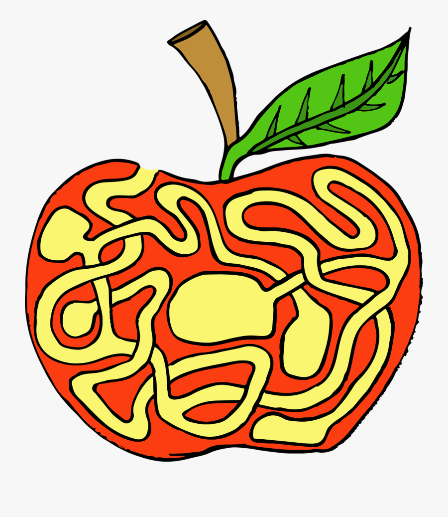 Apple Fruit Labyrinth Free Picture - Apple Labyrinth, Transparent Clipart