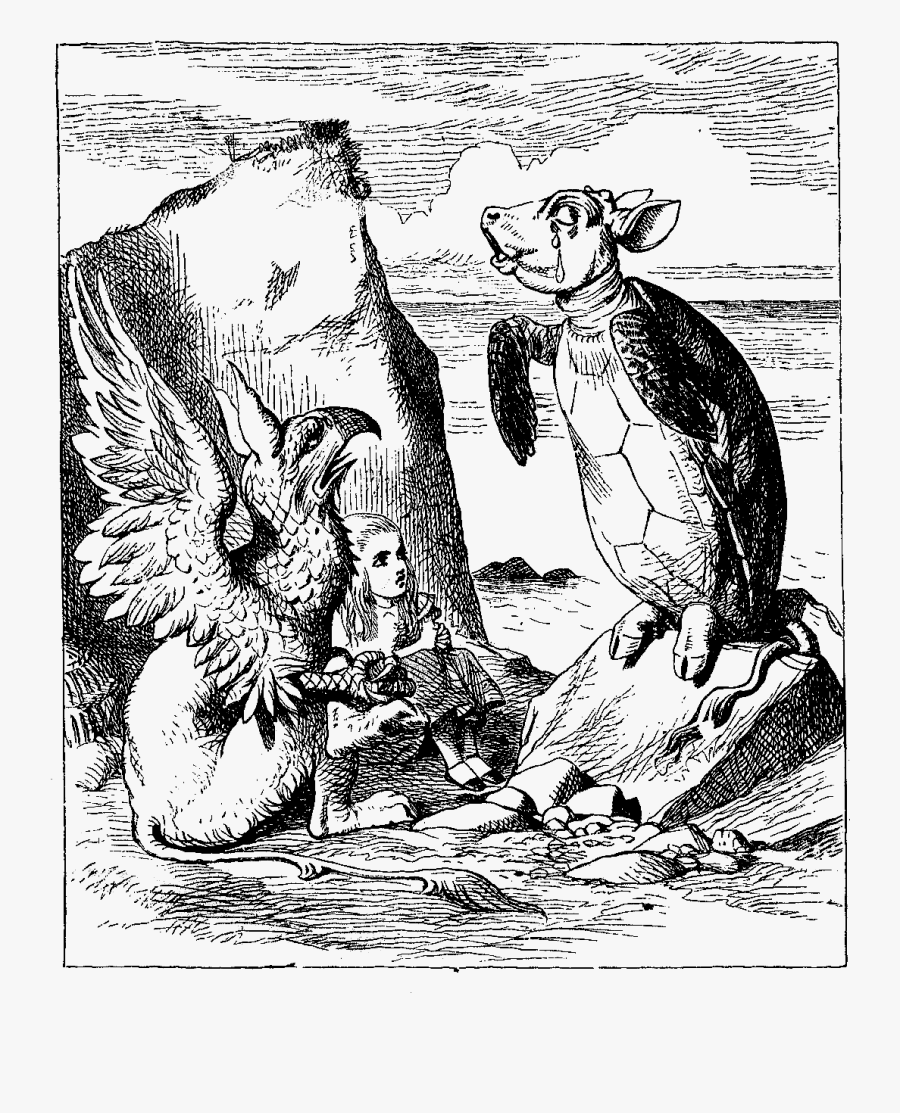 Alice And Wonderland Mock Turtle, Transparent Clipart