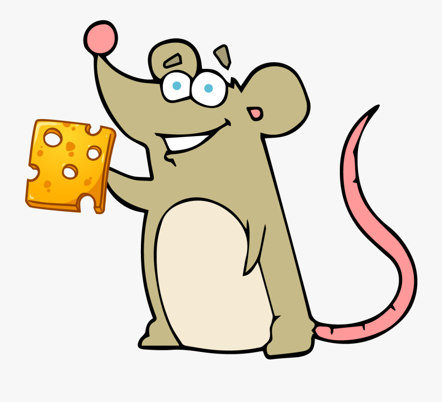 Raton Blanco Y Negro, Transparent Clipart