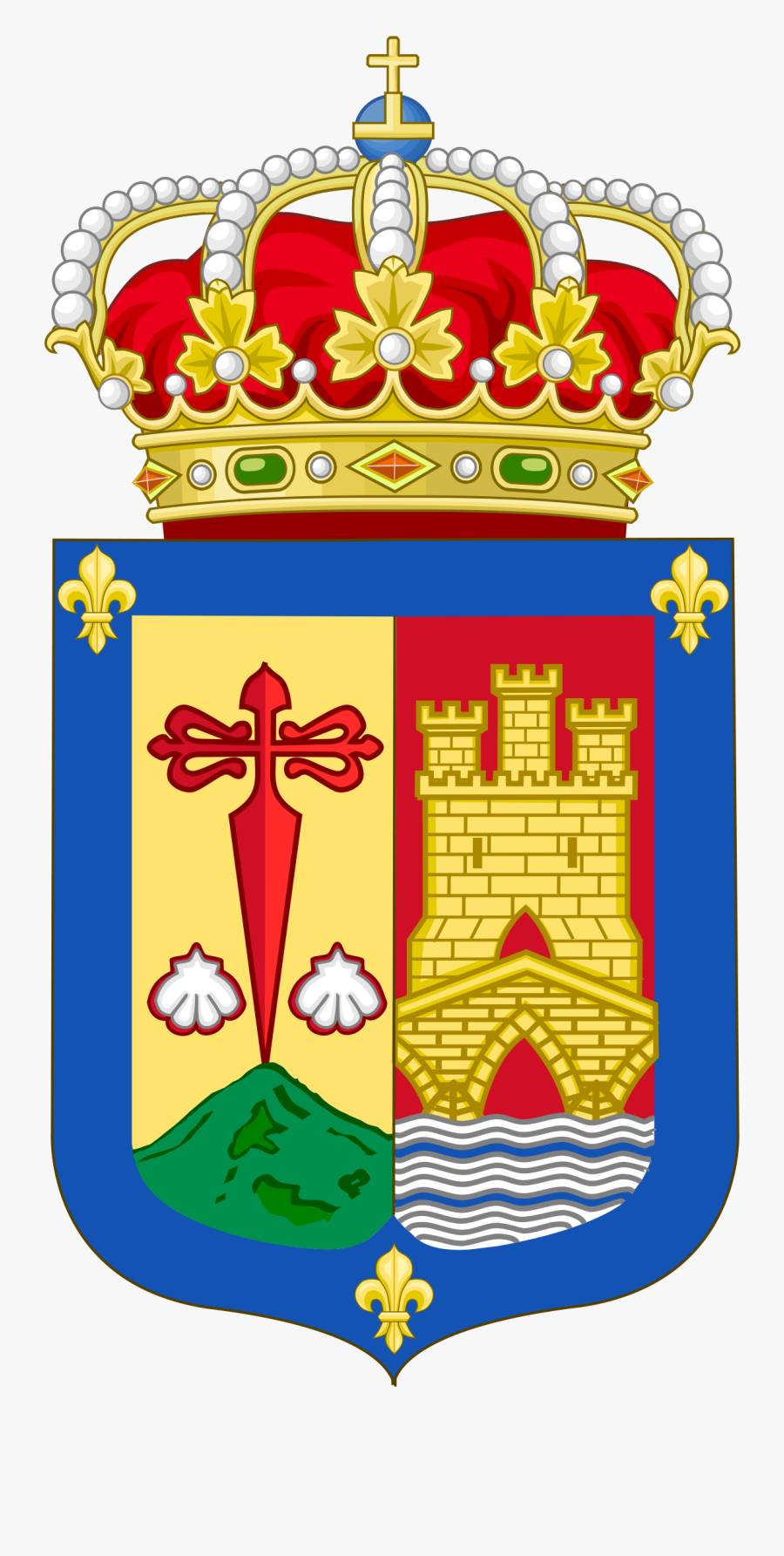 Coat Of Arms La Rioja Wikipedia - La Rioja Spain Flag, Transparent Clipart