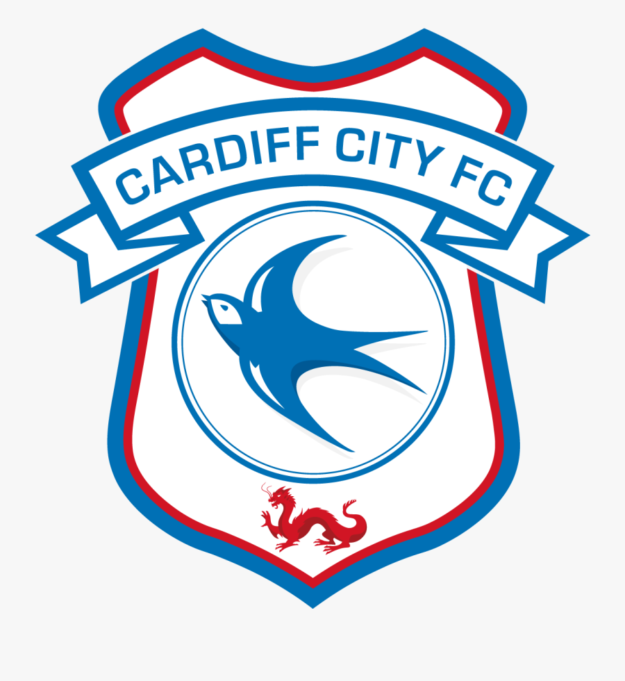 Cardiff City Fc Football Club Crest Logo Vector - Cardiff City Logo Png, Transparent Clipart