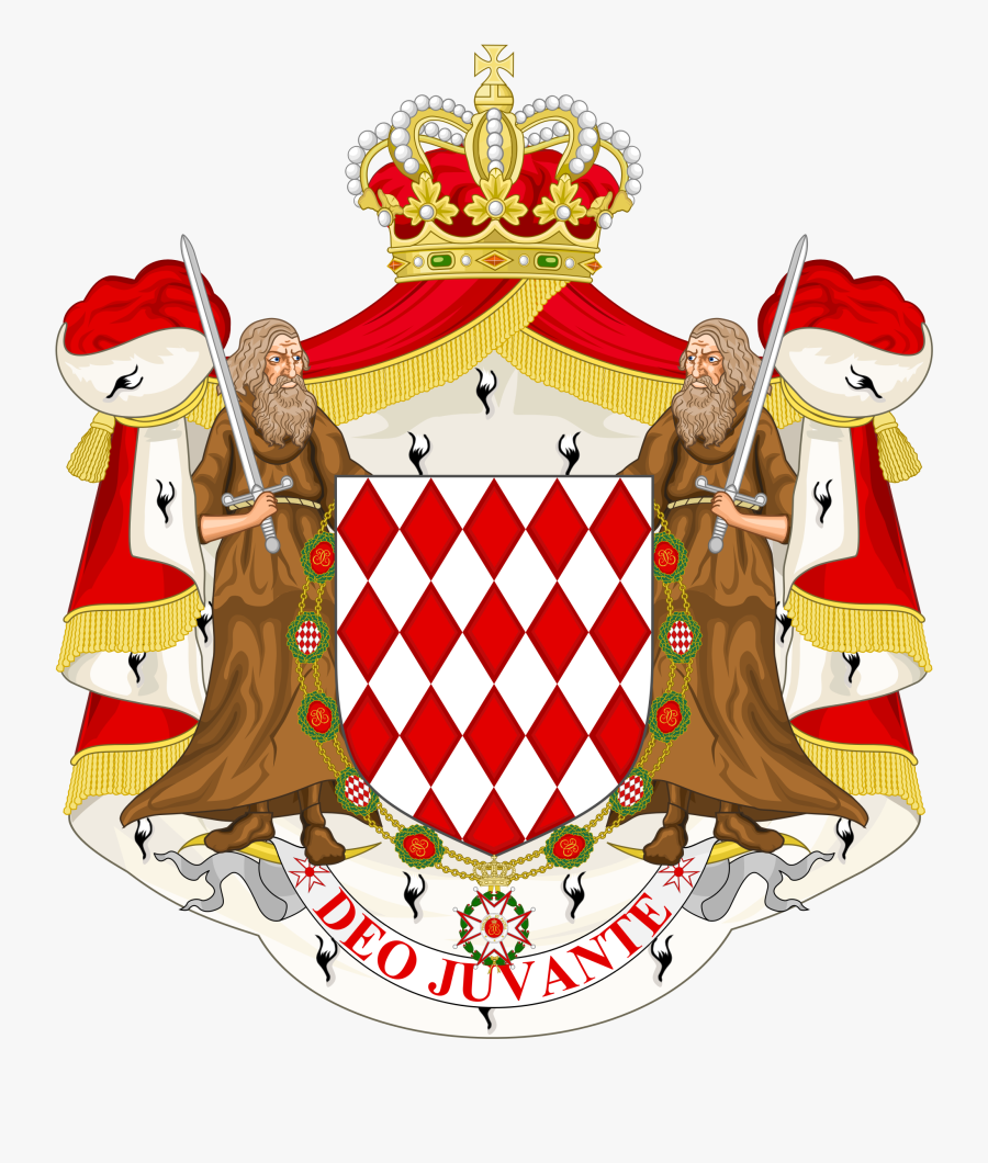 Monaco Emblem, Transparent Clipart