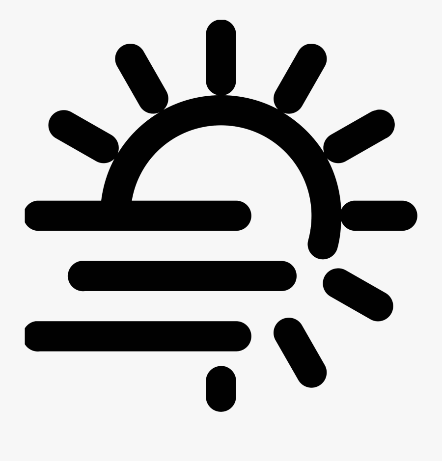 Fog Clipart Haze - Sun Icon Transparent Background, Transparent Clipart