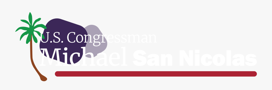 Representative Michael San Nicolas, Transparent Clipart