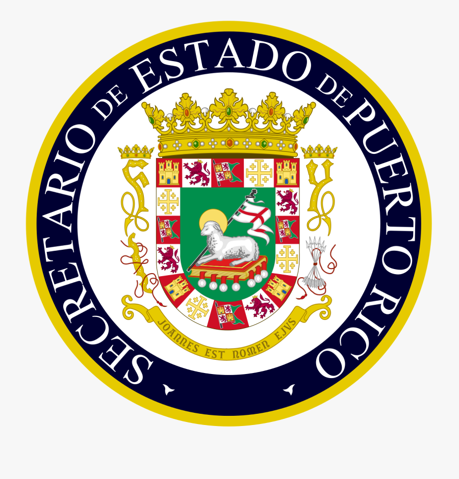 Puerto Rico Government Seal, Transparent Clipart