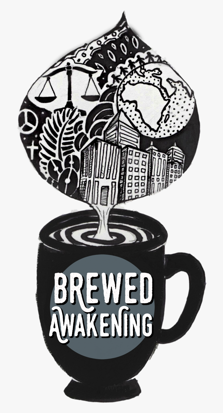 Brewed Awakening, Transparent Clipart