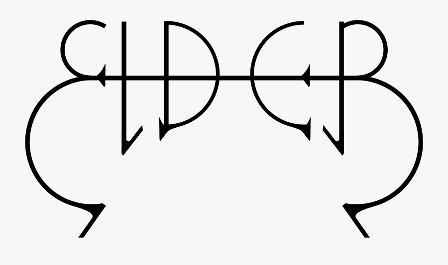 Elder - Line Art, Transparent Clipart