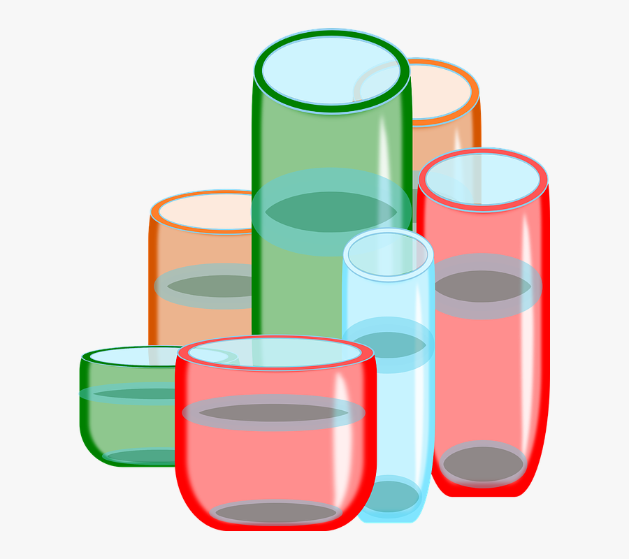 Glass, Water, Drink, Bubble, Transparent, Color, Ice - Water, Transparent Clipart