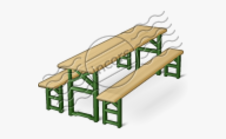 Picnic Bench Icon Png, Transparent Clipart