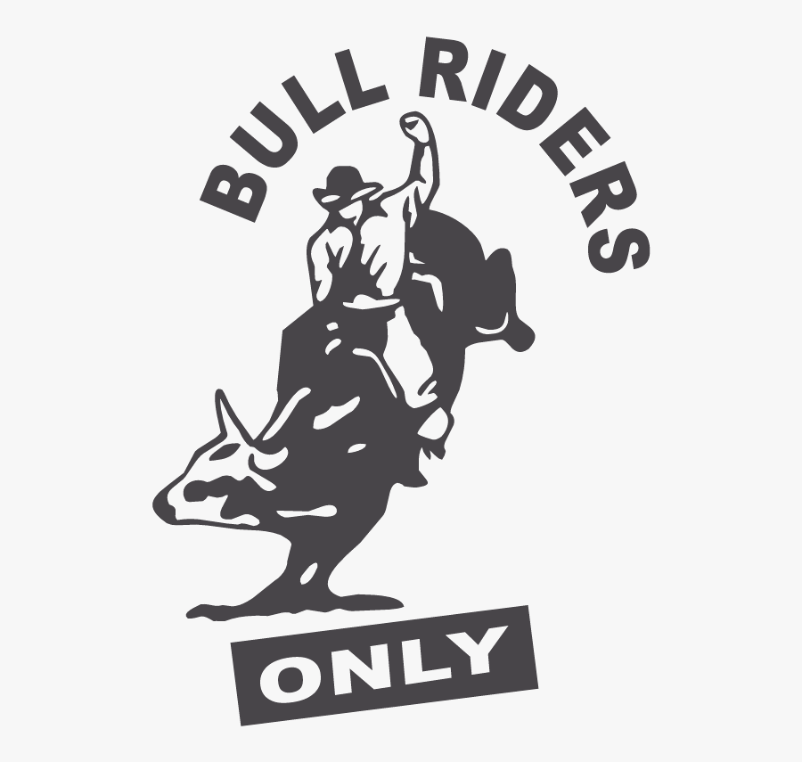 Clip Art Only Decal - Bull Riding Decals, Transparent Clipart