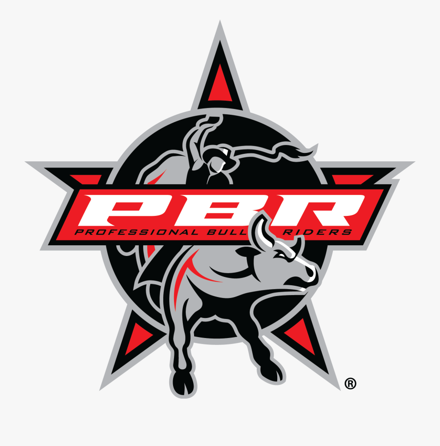 Transparent Bucking Bull Clipart - Professional Bull Riders Logo Transparent, Transparent Clipart