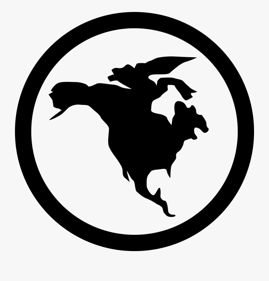 Rodeo,traditional Sport,logo,jumping,bull Art,emblem - North America Map Icon, Transparent Clipart